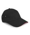 RC072XP Result Plush Cotton 5 Panel Cap Black colour image